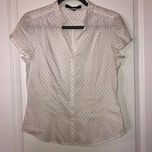 SS Polka Dot Button down shirt